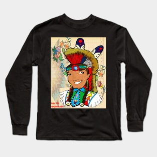 grass dancer ledgar art Long Sleeve T-Shirt